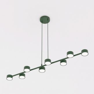 EMIBIG 1844/8 MEGARA 8 OLIVE GREEN Lampa wisząca