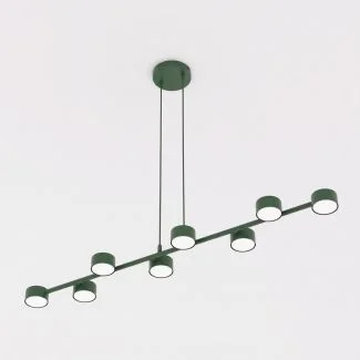 EMIBIG 1844/8 MEGARA 8 OLIVE GREEN Lampa wisząca
