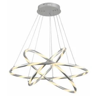 WYPRZEDAŻ REALITY 331003-07 Twister - lampa wisząca LED aluminium