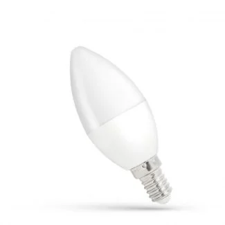 SPECTRUMLED 14222 Żarówka LED ŚWIECOWA E-14 230V 8W CW SPECTRUM