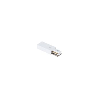 AZZARDO AZ4742 TRACK 1LINE END POWER WH TECHNICAL COMPONENT WHITE zasilanie 1-fazowy