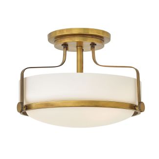 ELSTEAD Harper HK-HARPER-SFS-HB Small Semi-Flush - Heritage Brass