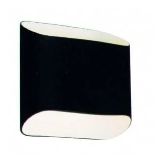 AZZARDO MB329-2-BK / AZ0112 Pancake (black) Lampa ścienna / kinkiet