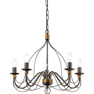 IDEAL LUX CORTE SP5 RUGGINE 057187