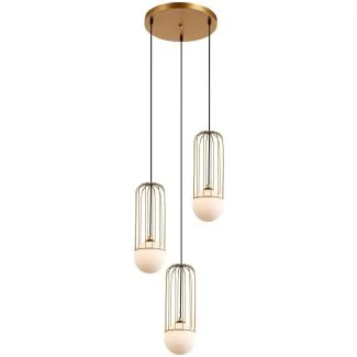 ITALUX Simon MDM-3938/3 GD lampa wisząca