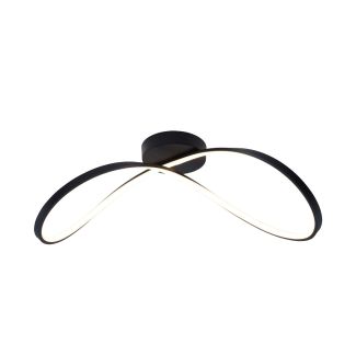 ZUMALINE 19600C-BK ERDA LAMPA SUFITOWA CZARNA/BLACK