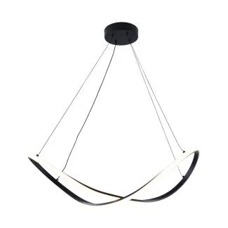 ZUMALINE 19600P-BK ERDA LAMPA WISZĄCA CZARNA/BLACK
