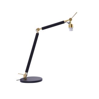 AZZARDO AZ4188 ZYTA S TABLE LAMPBODY BK/GO DECORATIVE TABLE BLACK / GOLD