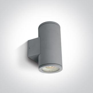 ONE LIGHT 67400B/G Cosmo 2 szary zewnętrzny cylinder ścienny 2x35W MR16 GU10