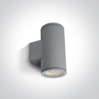 ONE LIGHT 67400B/G Cosmo 2 szary zewnętrzny cylinder ścienny 2x35W MR16 GU10