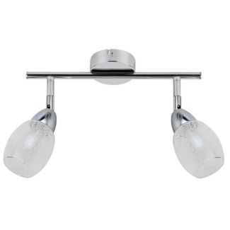 CANDELLUX 92-67579 RICO LISTWA 2X6W LED SMD GŁÓWKA OKRĄGŁA 1E Z PRZEGUBEM KD SYSTEM KLOSZ WYMIENNY CHROM/BEZBARWNY