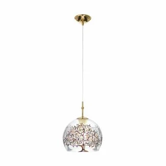KOLARZ 0392.31S.3.AL.MT LUNA lampa wisząca złoto 24K