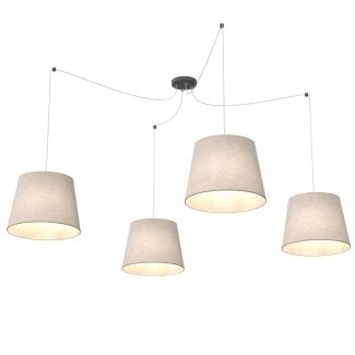 EMIBIG 1423/4 ASCOT 4 BEIGE lampa wisząca