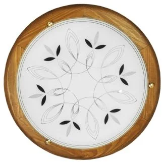 CANDELLUX 13-05014 RUSTICA LAMPA SUFITOWA PLAFON 30 DREWNO STANDARD 1X60 W E27 DĄB