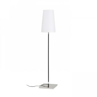 RENDL R12466 LULU podłogowa biała/czarna chrom 230V E27 28W