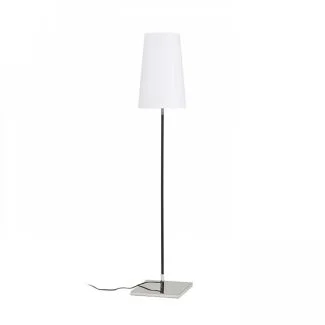 RENDL R12466 LULU podłogowa biała/czarna chrom 230V E27 28W
