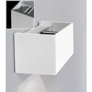 AZZARDO GM1111-ALU / AZ1057 Leticia (aluminium) Lampa ścienna / kinkiet