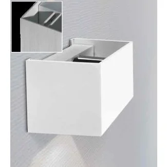 AZZARDO GM1111-ALU / AZ1057 Leticia (aluminium) Lampa ścienna / kinkiet