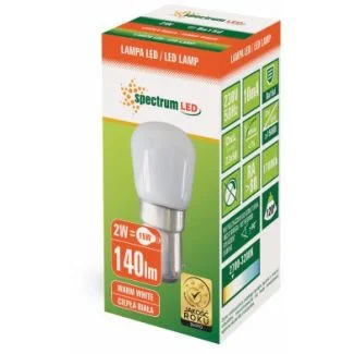 SPECTRUMLED 52323 Żarówka LED Tablicowe 230V 2W Ba15d WW SPECTRUM