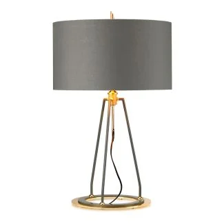 ELSTEAD Ferrara FERRARA-TL-GPG Table Lamp - Grey and Polished Gold