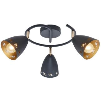 CANDELLUX 98-67180 COTY SPIRALA 3X40W E14 CZARNY