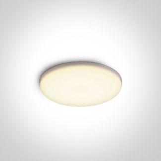 ONE LIGHT 10108CF/W Kilinia 2 biała bezramowa oprawa typu downlight LED IP65 3000K 8W