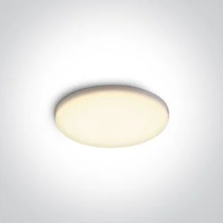 ONE LIGHT 10108CF/W Kilinia 2 biała bezramowa oprawa typu downlight LED IP65 3000K 8W