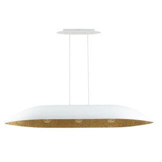 SIGMA 40636 lampa wisząca Gondola L biały/złoty