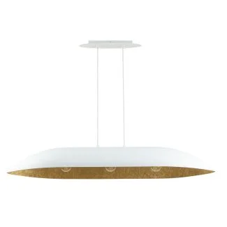 SIGMA 40636 lampa wisząca Gondola L biały/złoty