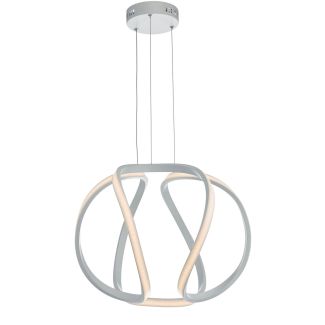 DAR ALO012 ALONSA PENDANT SMALL WHITE LED