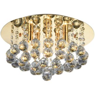 AZZARDO AZ3083 BOLLA 38 GOLD DECORATIVE LAMP