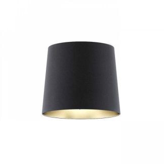 RENDL R11469 CONNY 35/30 abażur do lampy podłogowej Polycotton czarna/złota folia max. 23W