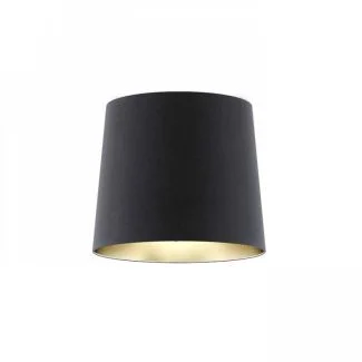 RENDL R11469 CONNY 35/30 abażur do lampy podłogowej Polycotton czarna/złota folia max. 23W
