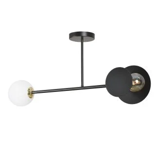EMIBIG 612/2 MINERVA 2 BLACK LAMPA SUFITOWA