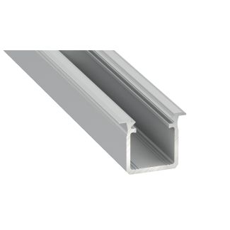 MILAGRO EKPR0125 PROFIL ALUMINiOWY SREBRNY TYP G 2m + KLOSZ MLECZNY