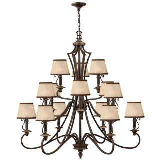 ELSTEAD PLYMOUTH HK/PLYMOUTH15 15Lt Chandelier