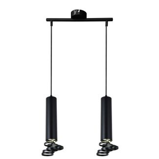CANDELLUX 32-78650 TUBA LAMPA WISZĄCA 2X50W GU10 6/30 CZARNY