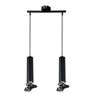 CANDELLUX 32-78650 TUBA LAMPA WISZĄCA 2X50W GU10 6/30 CZARNY