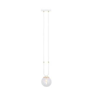 EMIBIG 1116/1 LAMPA WISZĄCA GLAM 1 WHITE/TRANSPARENT