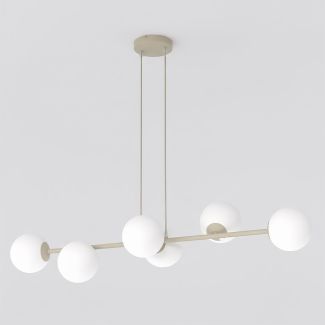 EMIBIG 1640/6 MAGNUS 6 MOKKA OPAL LAMPA WISZĄCA