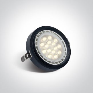 ONE LIGHT 11110TR/B Trikala czarny downlight multi system z oprawką GU10 R111