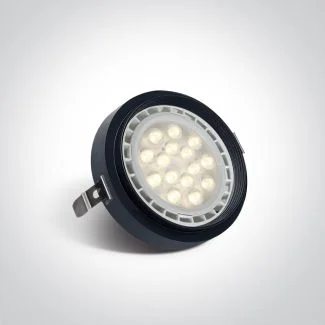 ONE LIGHT 11110TR/B Trikala czarny downlight multi system z oprawką GU10 R111