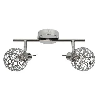 CANDELLUX 92-93984 LAMPA PUZZLE LISTWA 2X40W G9 CHROM