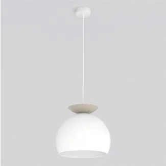 EMIBIG 1757/1 GEO 1 WHITE MOKKA Lampa wisząca
