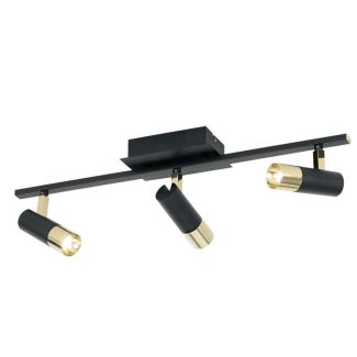 EGLO 39146 LAMPA TOMARES SPOT LED-LS/3 SCHWARZ/MESSING TOMARES