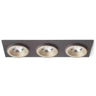 RENDL R13261 SHARM SQ III wpuszczana perłowo-złota/brązowa 230V LED 3x10W 24° 3000K