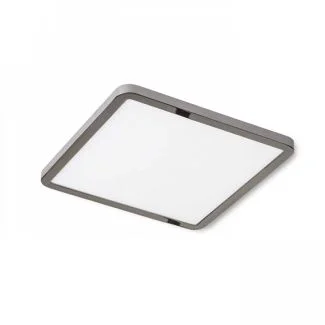 RENDL R12781 HUE SQ 17 wpuszczana czarny chrom 230V LED 18W 3000K