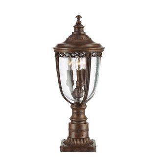 ELSTEAD ENGLISH BRIDLE FE/EB3/M BRB 3Lt Medium Pedestal