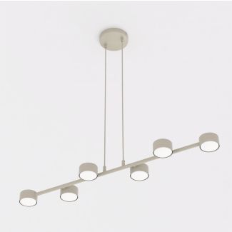 EMIBIG 1707/6 MEGARA 6 MOKKA Lampa wisząca