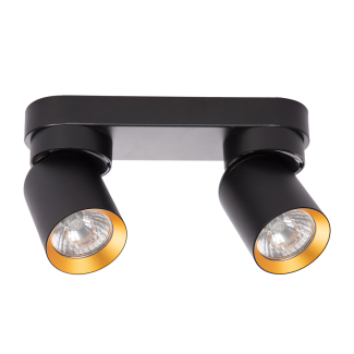 MILAGRO ML9935 Lampa Sufitowa Andy 2xGU10 Czarny + Złoty